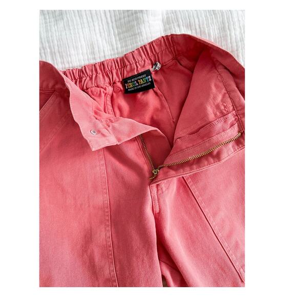 Big Bud Press High Waist Coral Pink Pencil Pants size XS made in LA - Picture 6 of 10